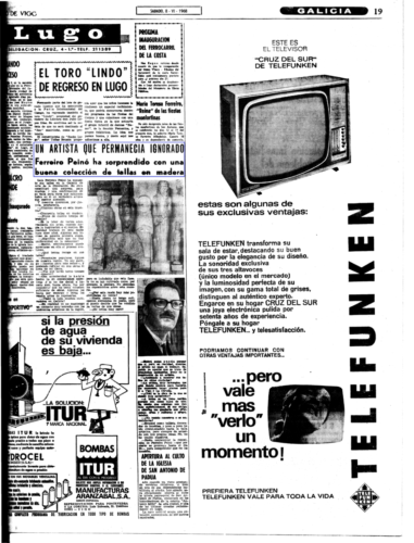 Faro de Vigo, 08/06/1968, p. 19
