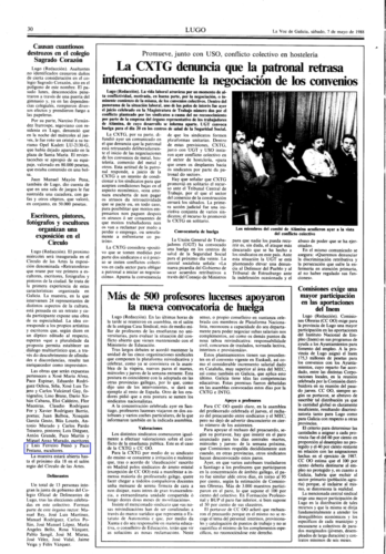 La Voz de Galicia, 07/05/1988, p. 30