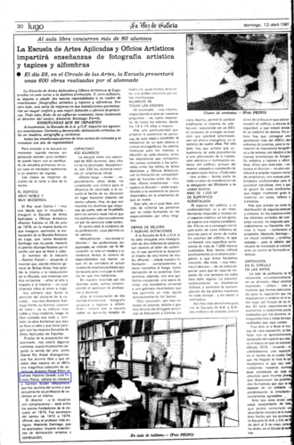 La Voz de Galicia, 12/04/1981, p. 30