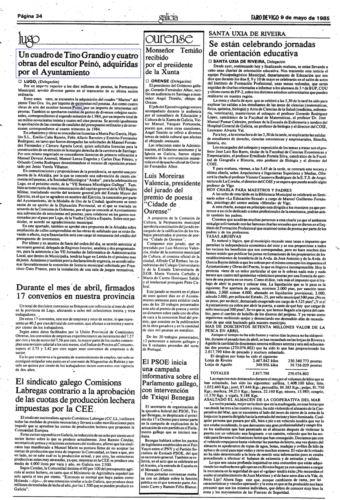 Faro de Vigo, 09/05/1985, p. 34